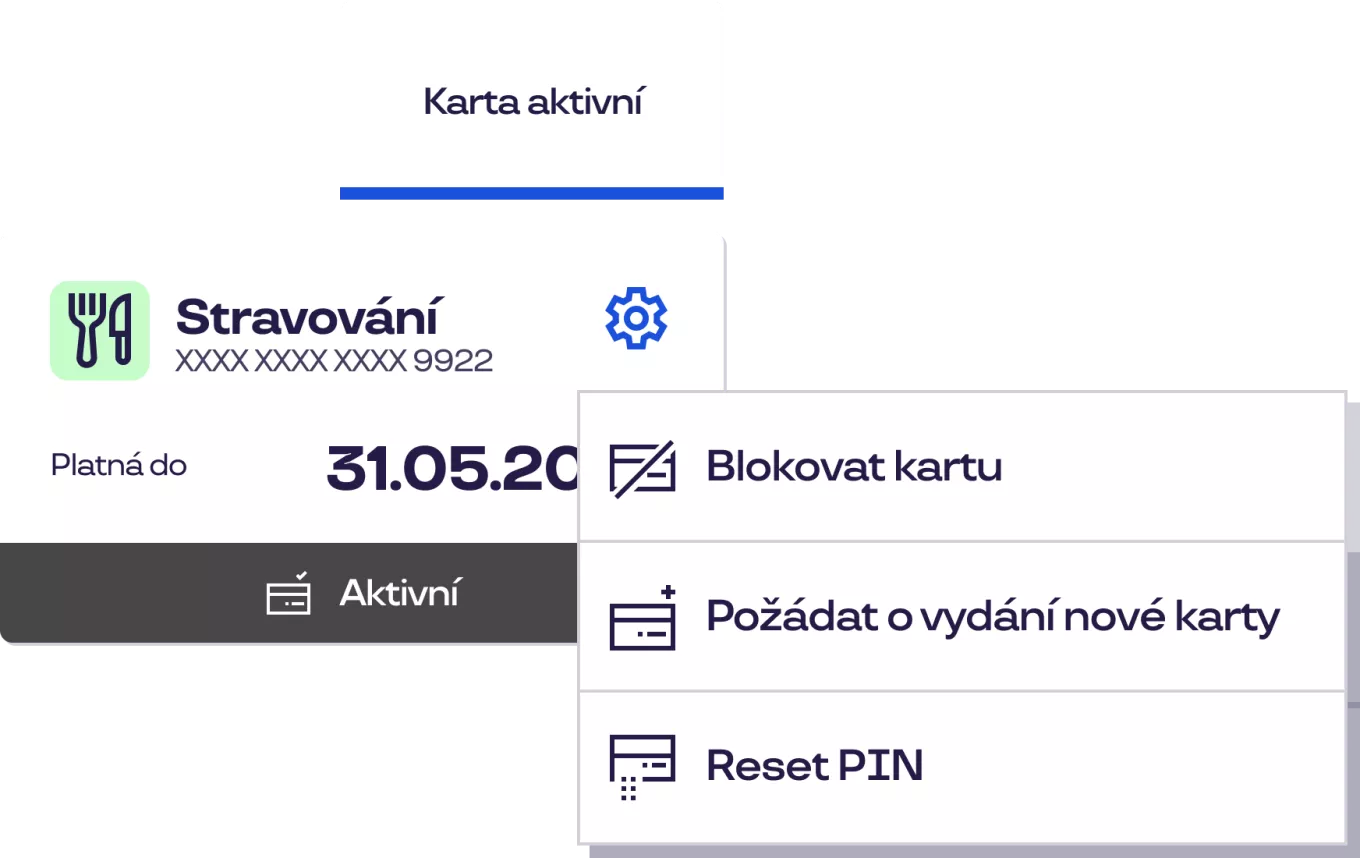 reset PINu z Pluxee účtu