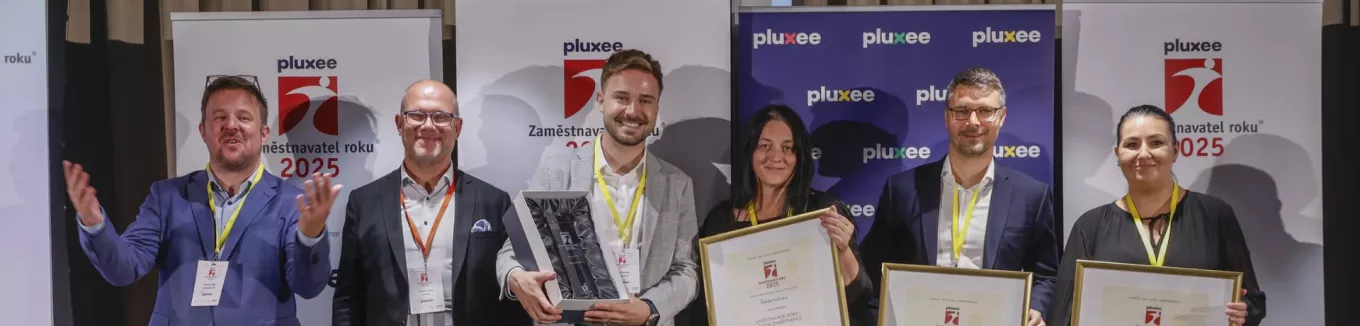 Zástupci firem oceněných v rámci Pluxee Zaměstnavatel roku 