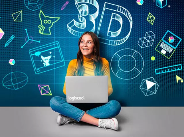 žákyně ZŠ s notebookem