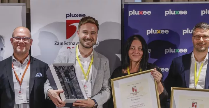 Zástupci firem oceněných v rámci Pluxee Zaměstnavatel roku