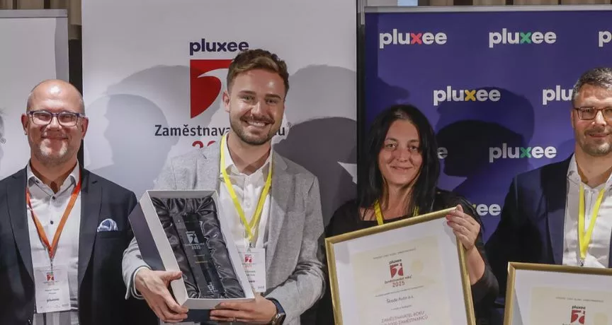 Zástupci firem oceněných v rámci Pluxee Zaměstnavatel roku