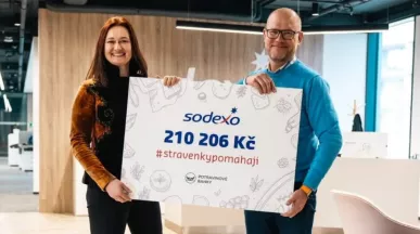 Propadlé stravenky pomáhají: 210 tisíc pro potravinové banky