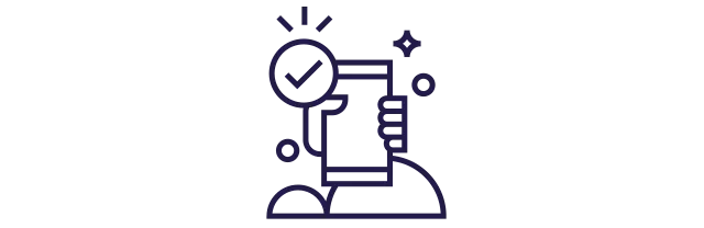 ikona ruky s mobilem