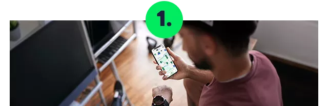 Klient si v mobilní aplikaci vybere provozovnu ze sítě partnerů Pluxee FIT.